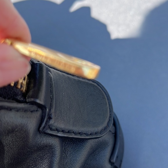 Cole haan black leather tote with braided straps and gold hardware - Picture 8 of 11